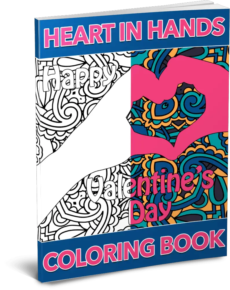 Heart in Hands Coloring Book Pack