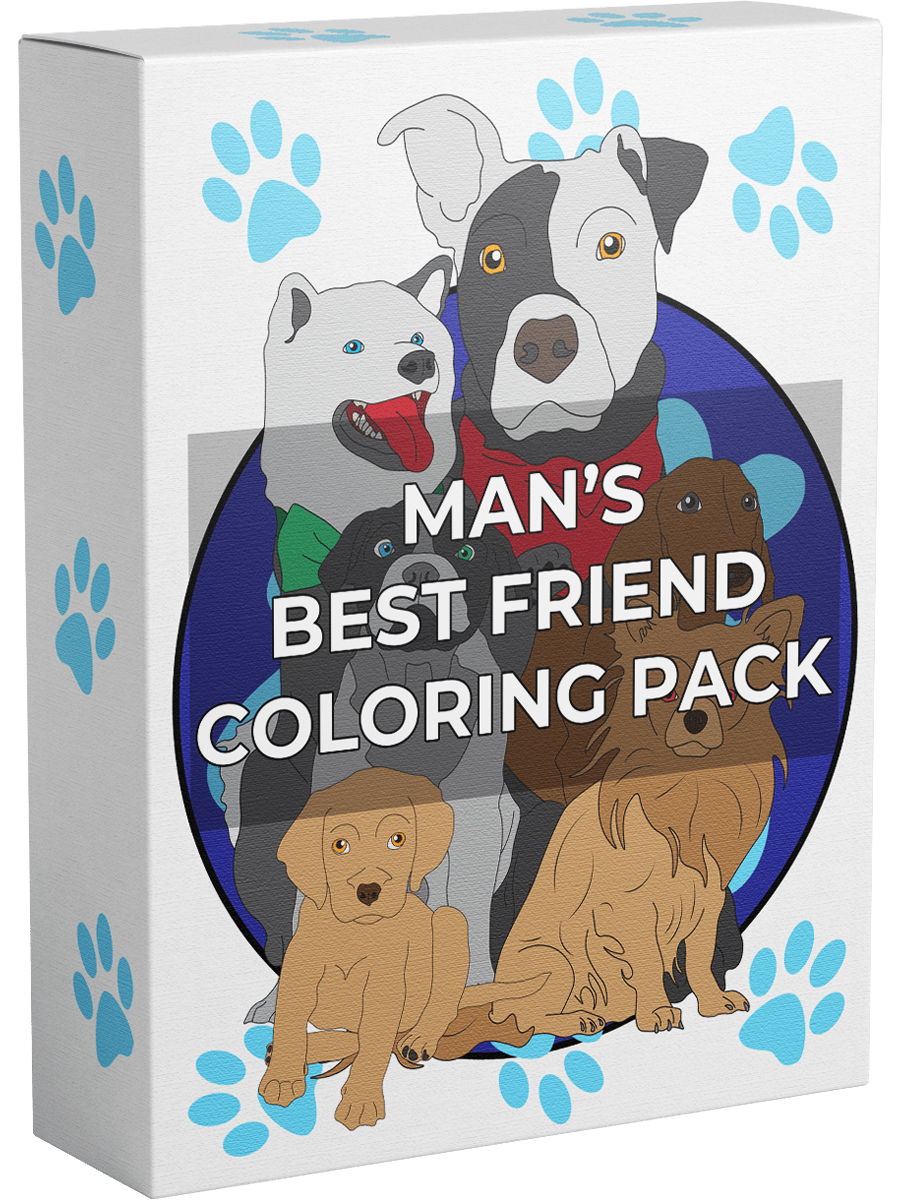 Man's Best Friend Coloring Pack