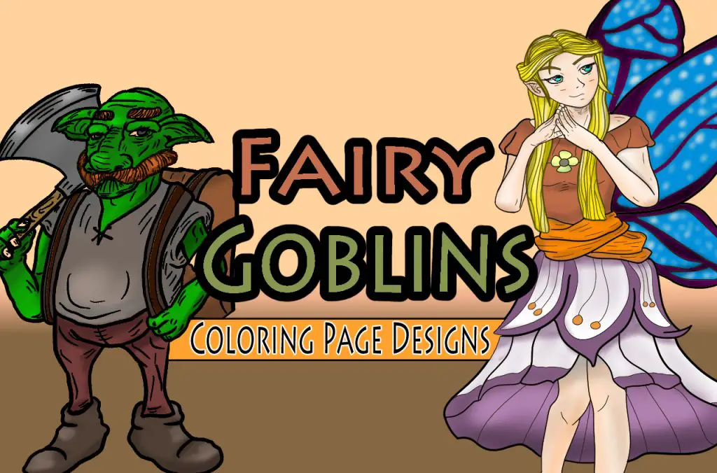 Fairy Goblins Coloring Pages