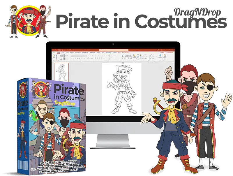 Pirate in Costumes DragNDrop