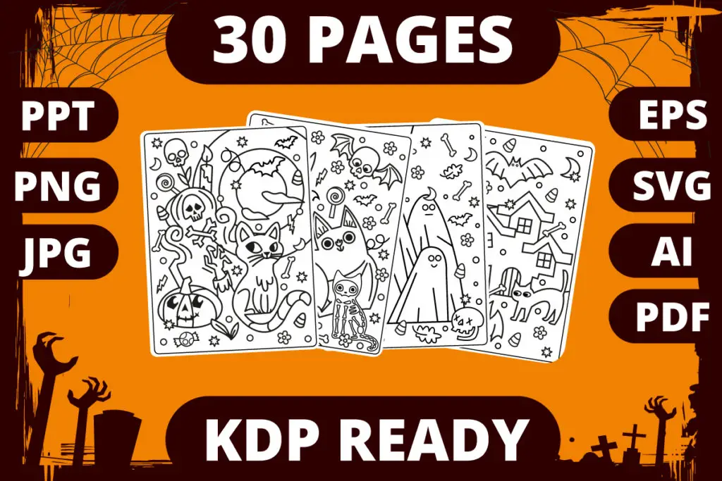 KDP Halloween Coloring Book