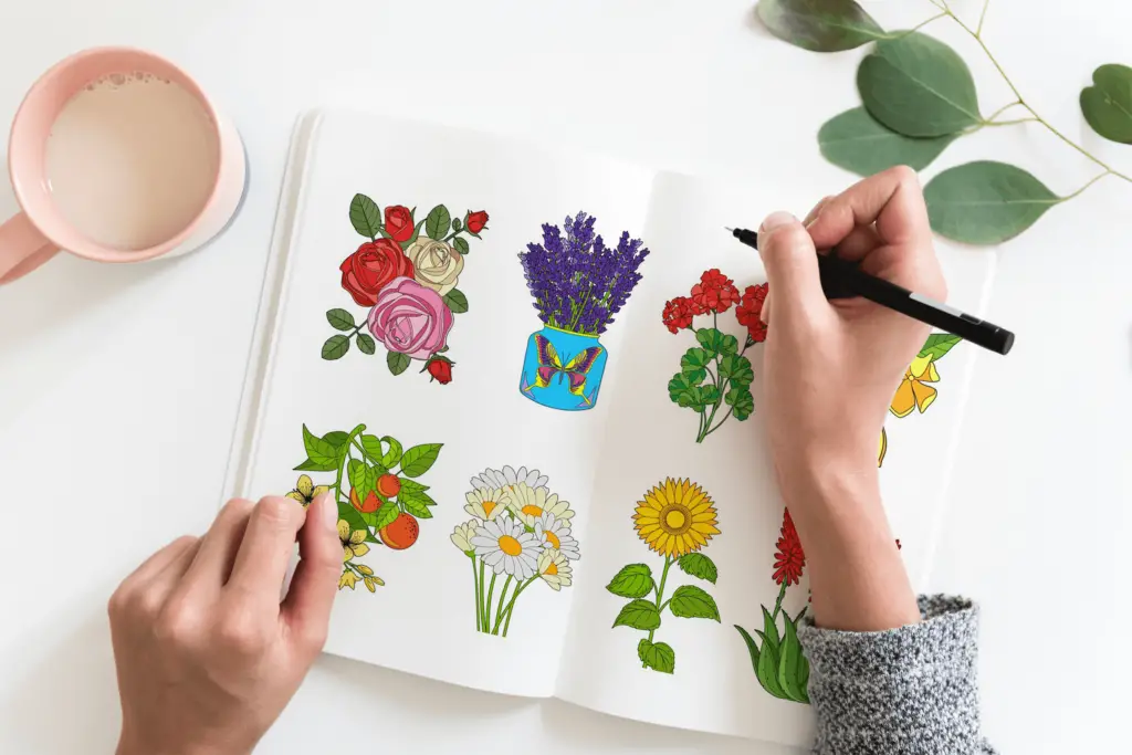 Magical Plants Coloring Pack