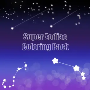 Super Zodiac Coloring Pack