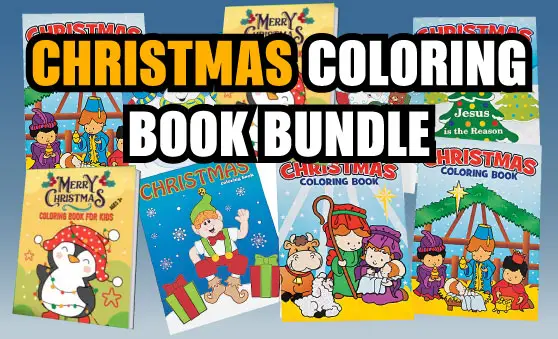 230-Christmas Coloring book/Page Bundle