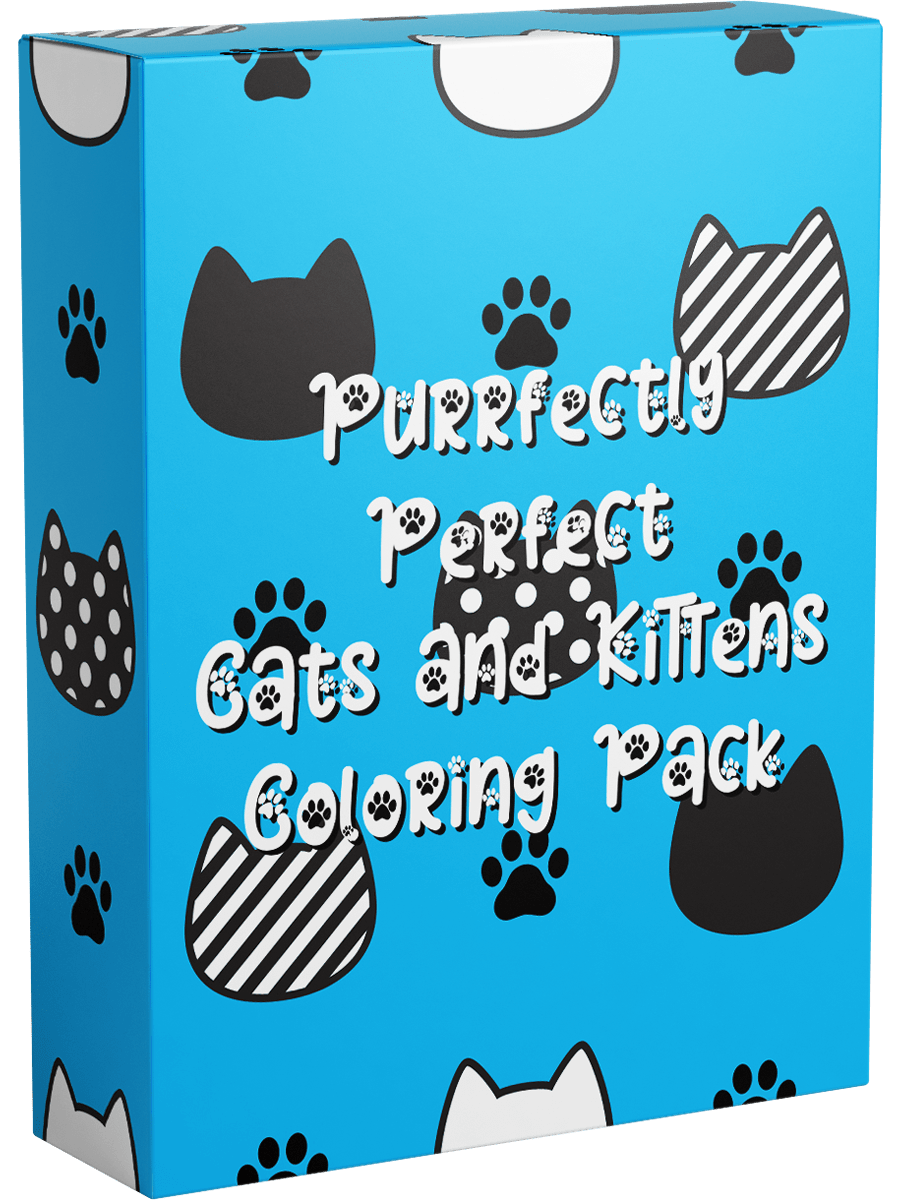 Cats & Kittens Coloring Pack