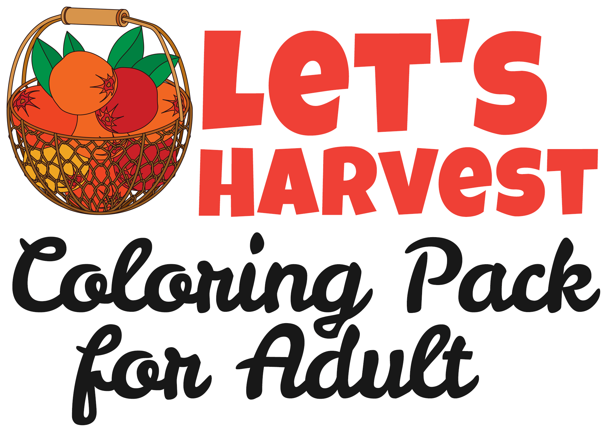 Let's Harvest Coloring Pack