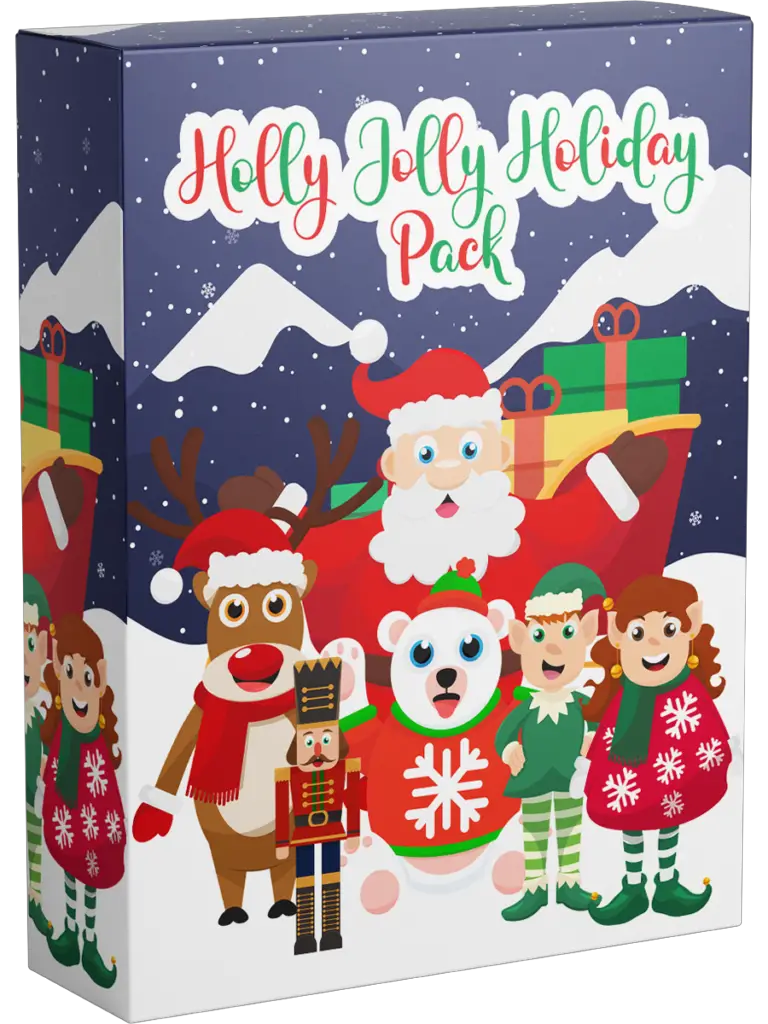 Holly Jolly Holiday Coloring Pack