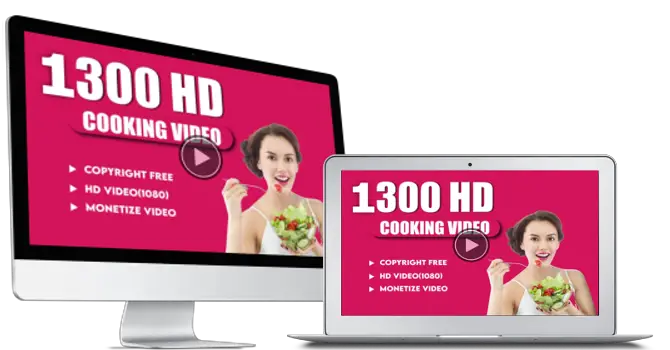 1300 Cooking Video Recipes