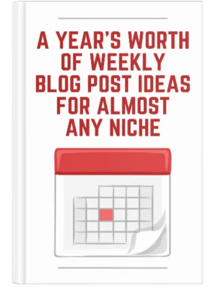 Weekly Blog Post Ideas