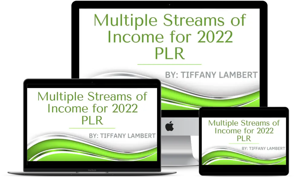 Multiple Streams of Income for 2022 PLR