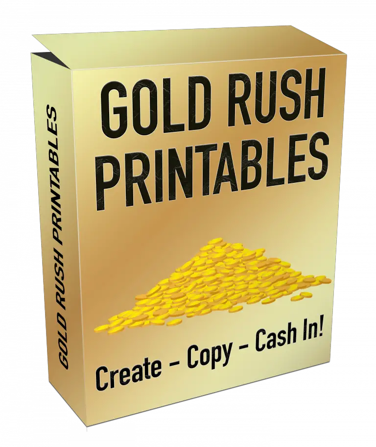 Gold Rush Printables