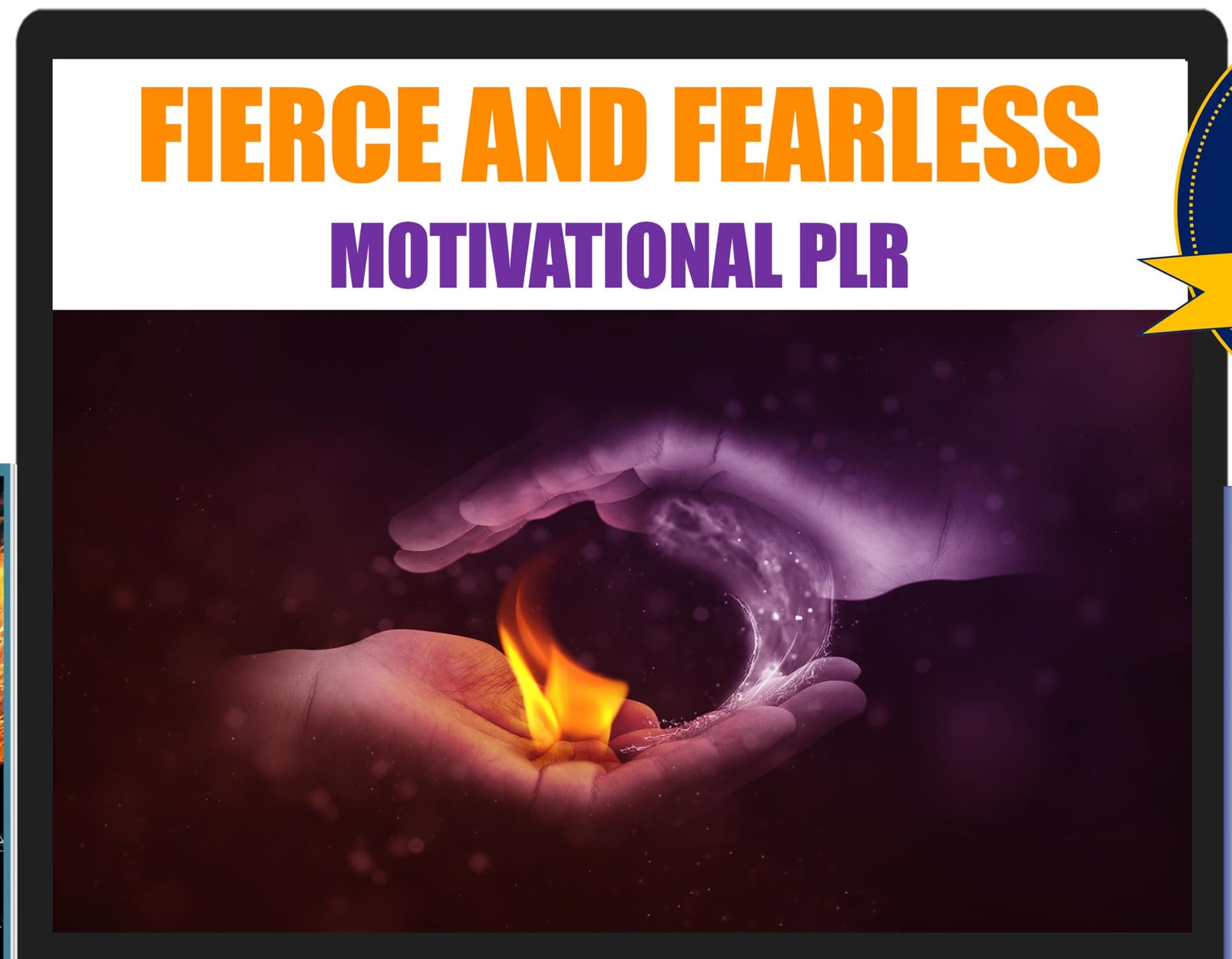 Fierce And Fearless Motivational PLR