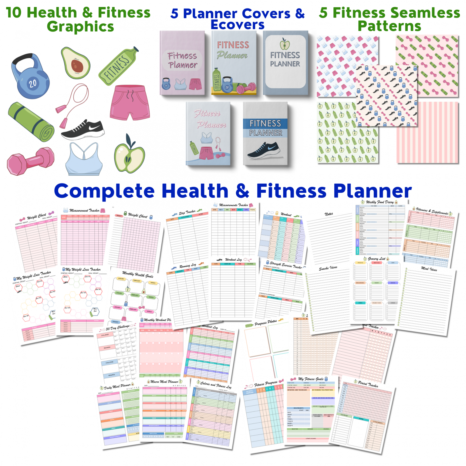 Health & Fitness Printables