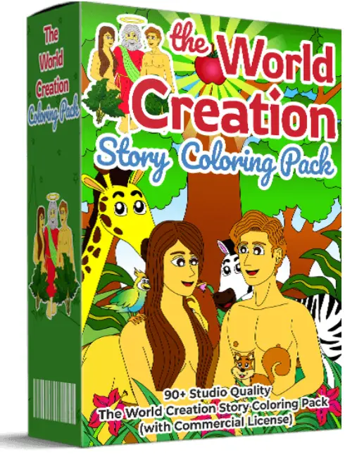 The World Creation Coloring Pack