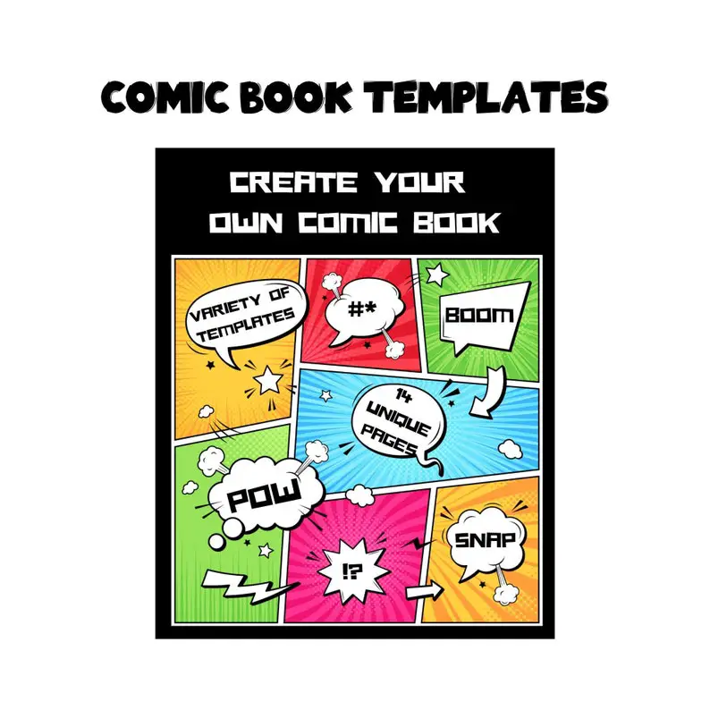 Comic Book Templates PLR Bundle