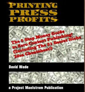 Printing Press Profits