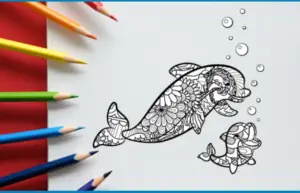 Dolphin Coloring Pack