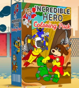 Incredible Hero Coloring Pack