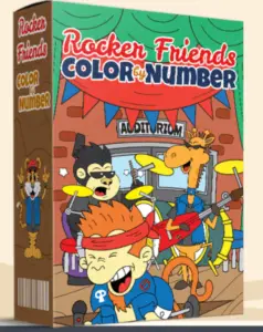 Rocker Friends Color By Number