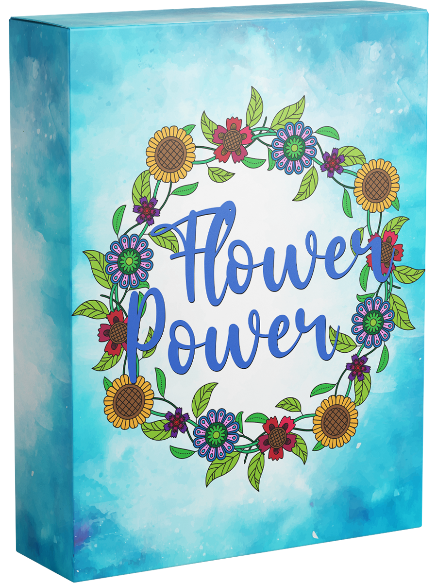 Flower Power Coloring Pack