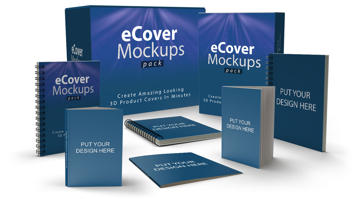 ECover Software - eCover Mockups Pack