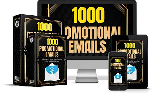 1000 Promotional Emails PLR
