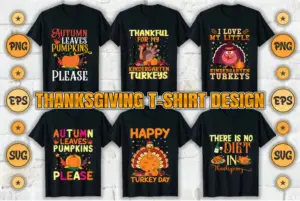 New Thanksgiving T-Shirt Design Bundle2