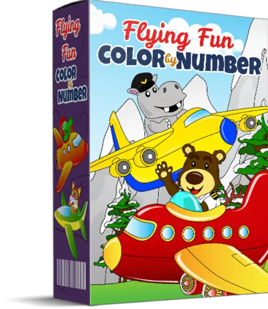 Flying Fun Color By Number