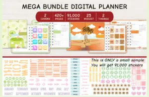 Mega Bundle Digital Planner 2023
