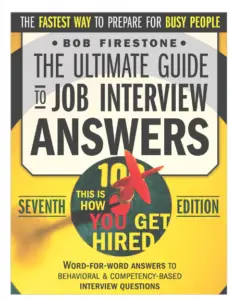 Ultimate Guide To Job Interview Answers