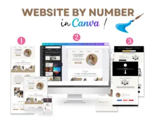 Website By Number in Canva