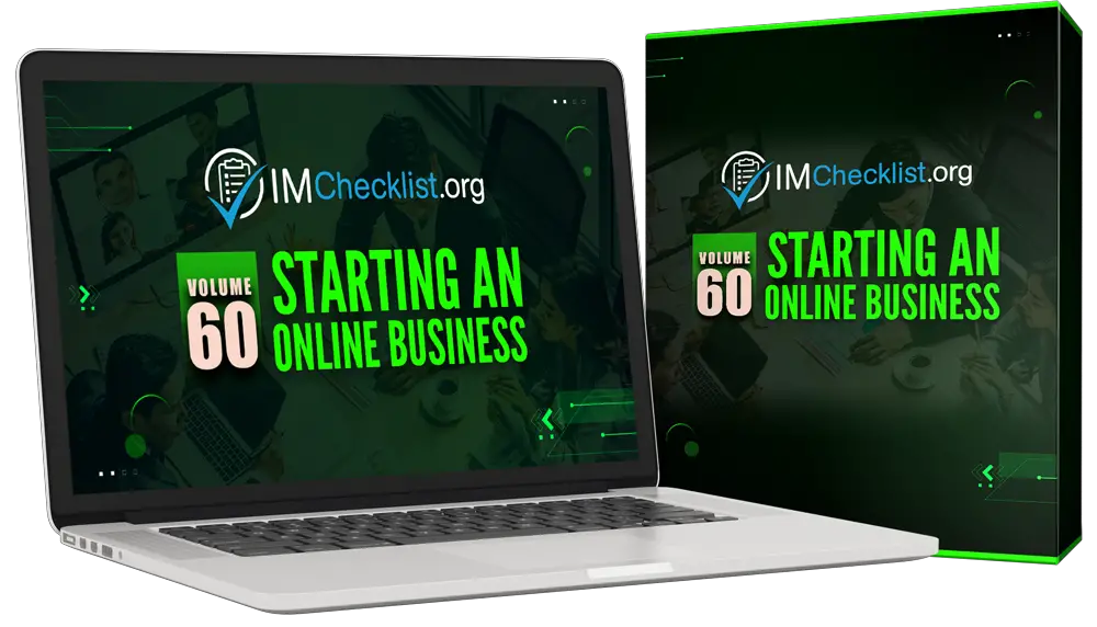IM Checklist Vol. 60 Starting An Online Business