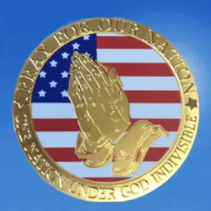 Free National Prayer Coin Gold Coin