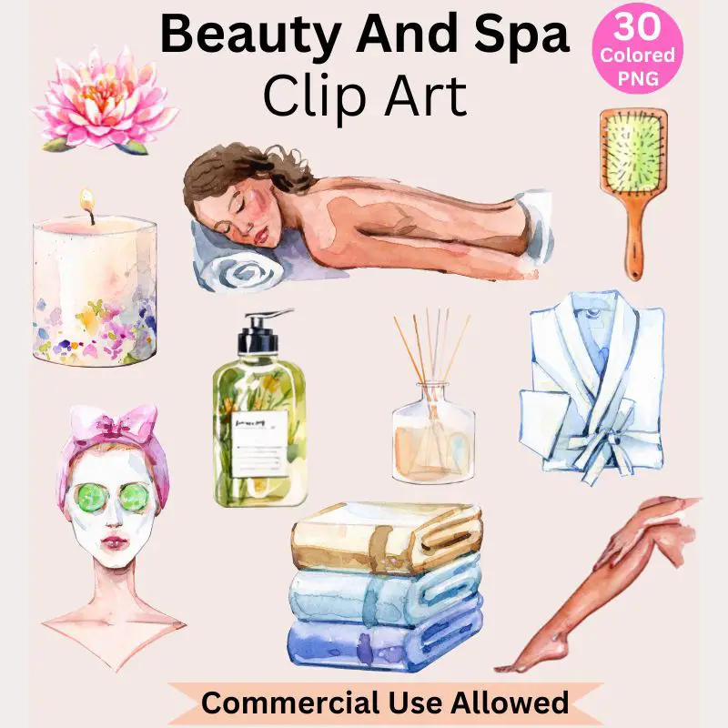 Beauty and Spa Colored Graphic Pack
