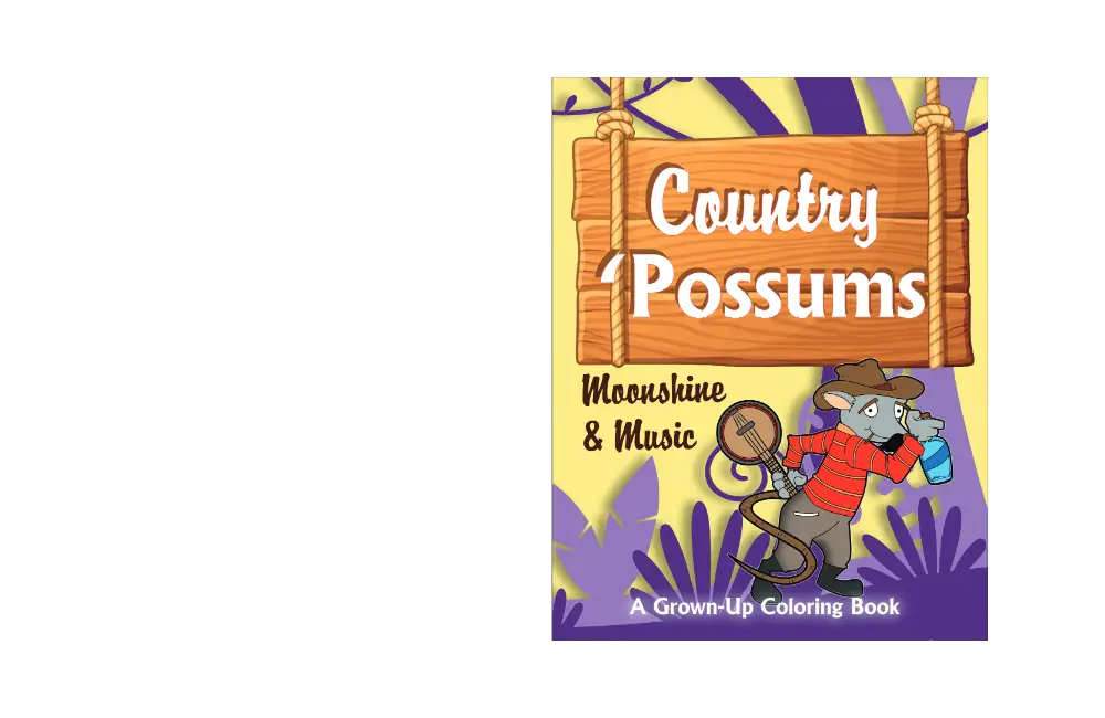 Limited License Coloring Storybook - Country Possums