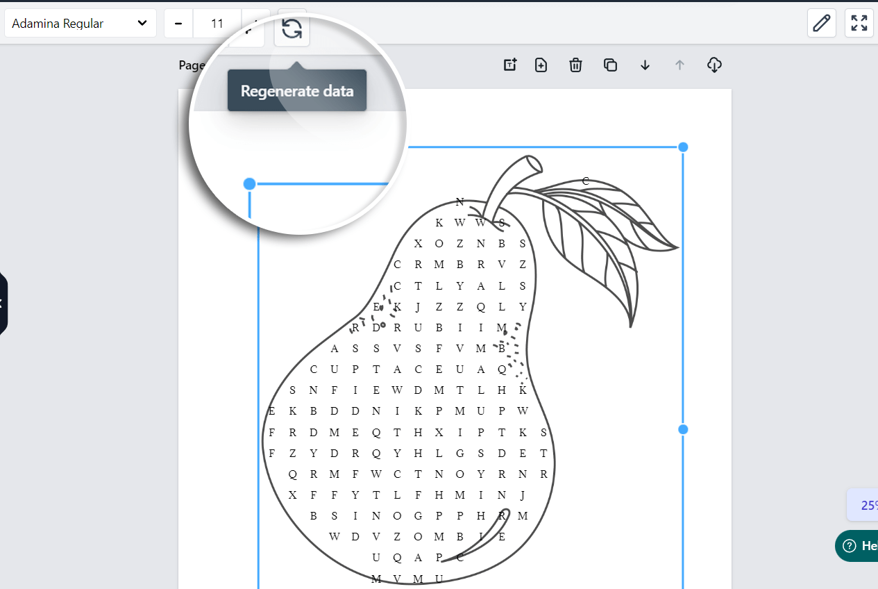 Shape Word Search Puzzles Generator