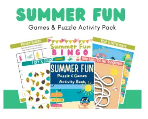 PLR Summer Fun Kids Game & Puzzle Activity Book