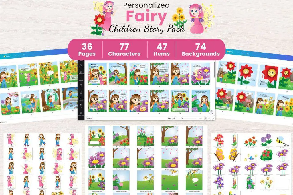 Personalizedfairychildrenstorypack