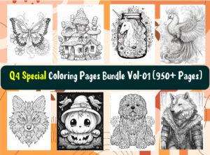 Q4 Special Coloring Pages Bundle Vol-1