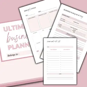 Ultimate Business Planner for Product Based Business