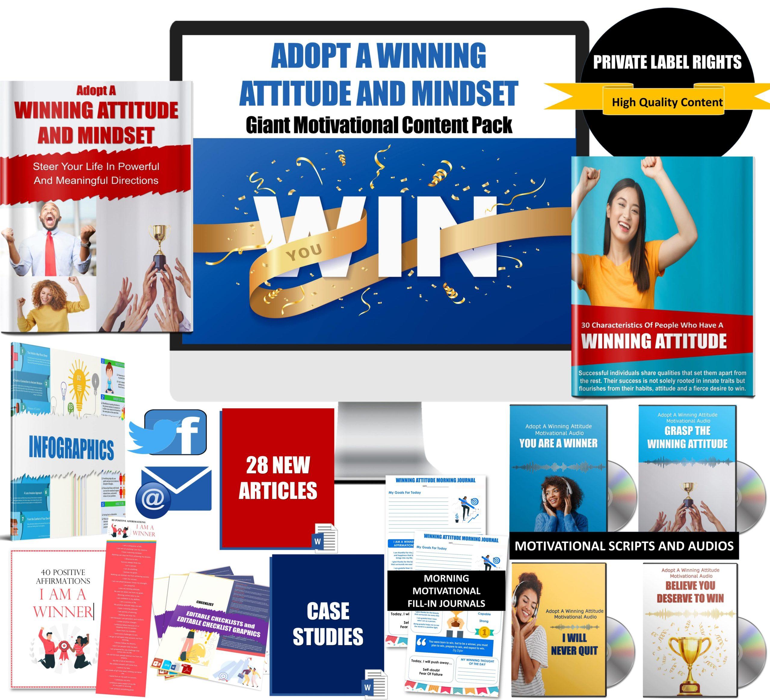 Adopt A Winning Attitude PLR