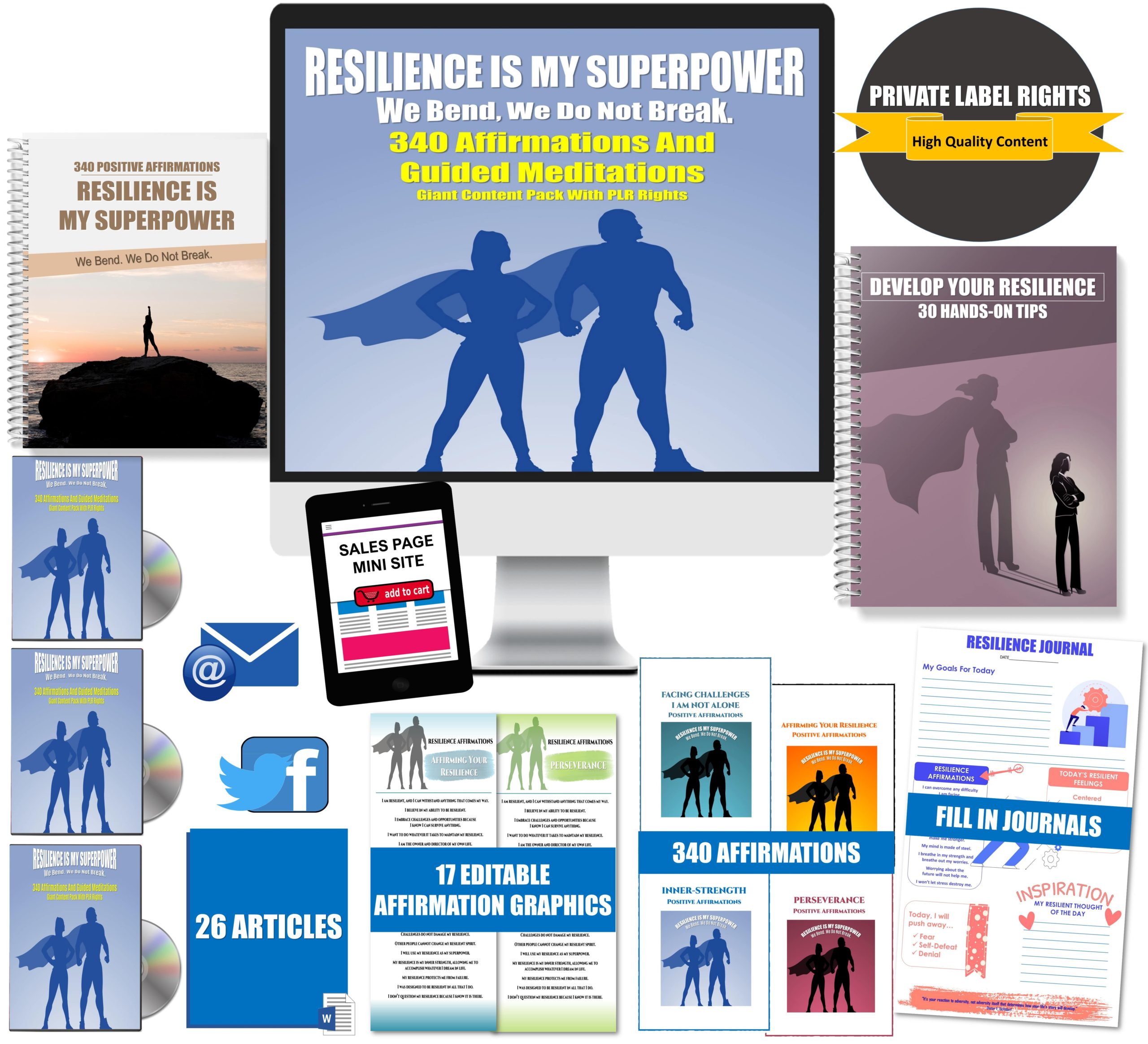 Resilience Is My Superpower PLR