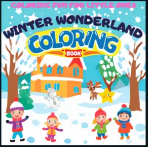 Winter Wonderland: Coloring Fun for Little Ones - PLR