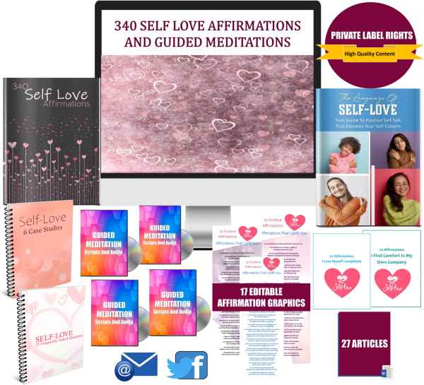 340selfloveaffirmationsplr